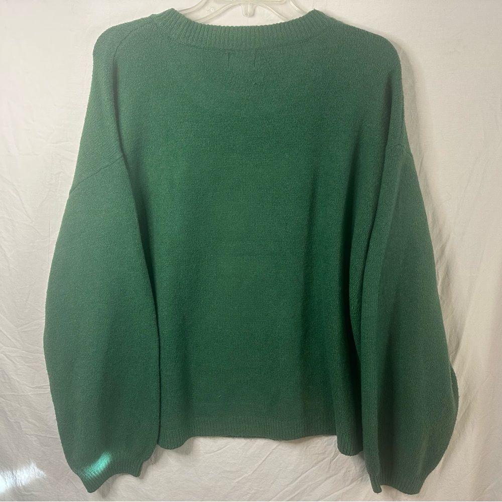 Wondershop Target Dalmatian Christmas Sweater XL Green Holiday Pullover - Picture 3 of 4